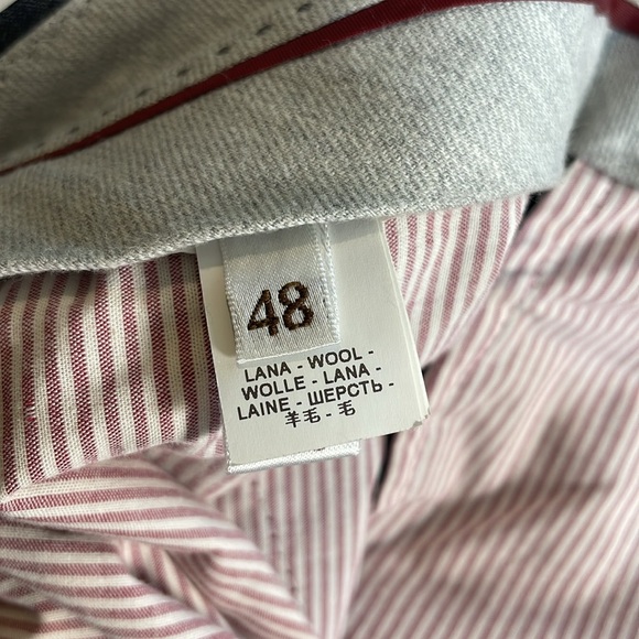 Brunello Cucinelli Men’s 100% Wool Dark Gray Cargo Pants EU Size 48 US Size 32 - Picture 11 of 16